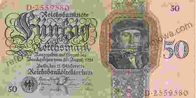 A 1924 Reichsmark Banknote Featuring The Portrait Of Friedrich Schiller German Republic: 1918 1933 (Paper Money Of The German World)