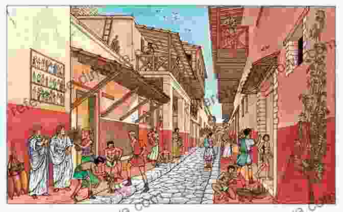 A Bustling Street Scene In Ancient Pompeii Diary Of Dorkius Maximus In Pompeii