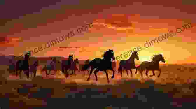 A Group Of Riders Galloping Across A Wide Open Plain, The Spirit Of Adventure In Their Eyes The Circle Of Love: Clean Historical Western Romance