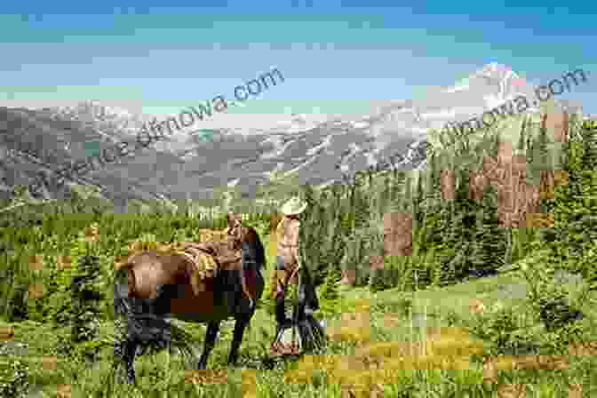 A Lone Rancher On Horseback, Looking Out Over A Vast Snowy Landscape Finding Family Love For Christmas: Historical Western Romance