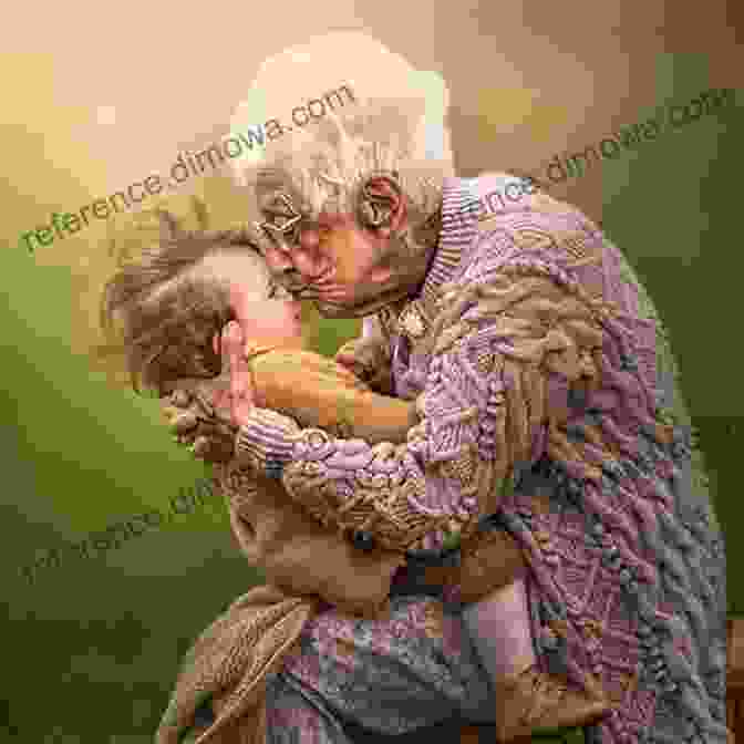 A Loving Grandmother Embracing Her Granddaughter, The Warmth Of Family Love Radiating Between Them The Circle Of Love: Clean Historical Western Romance