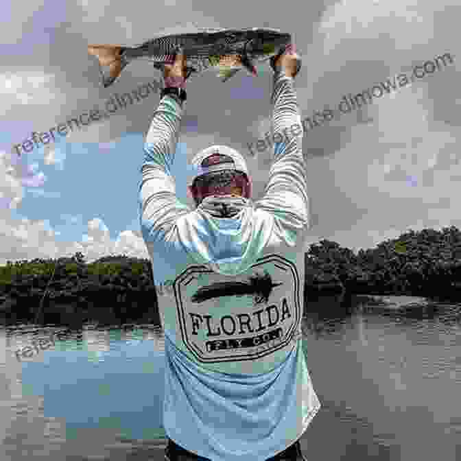 A Man Fly Fishing In The Mosquito Lagoon Wade Fly Fishing Mosquito Lagoon And North Indian River Lagoon (Florida) From Canaveral National Seashore And Merritt Island National Wildlife Refuge