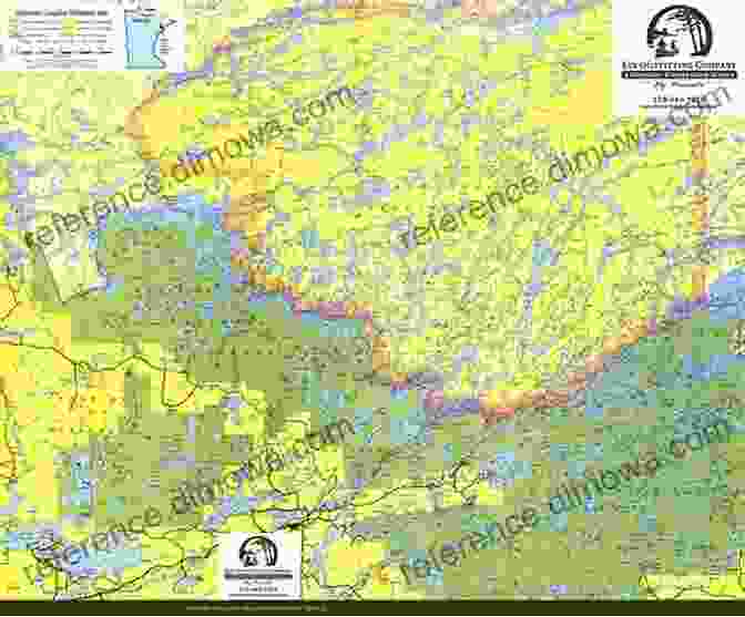 A Map Of The Boundary Waters Canoe Area Campfires And Loon Calls: Travels In The Boundary Waters