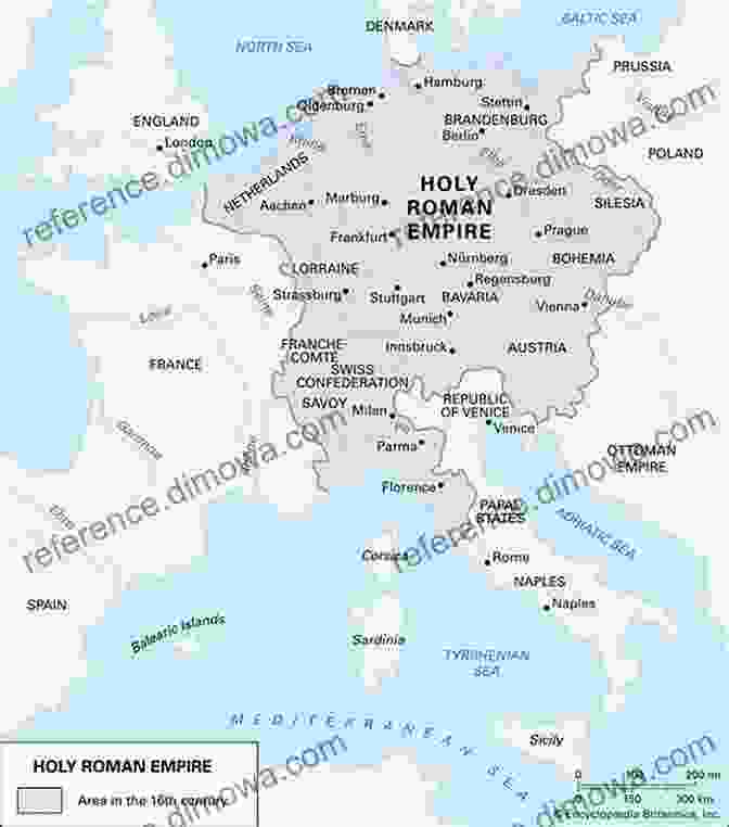 A Map Of The Holy Roman Empire, Showing Its Extent At Various Points In Time The German Roman Empire Garrett Carr