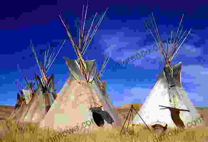 A Panoramic View Of A Sprawling Native American Reservation, Showcasing Traditional Teepees, Colorful Regalia, And Vibrant Cultural Displays American Indian Places: A Historical Guidebook