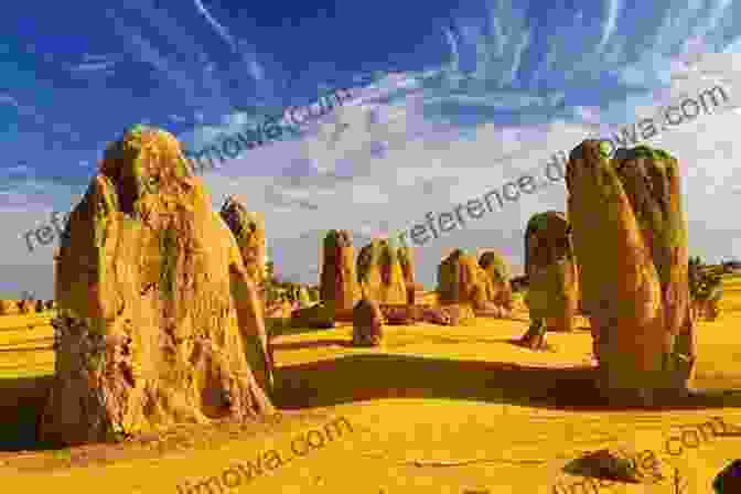 A Panoramic View Of The Pinnacles Desert In Nambung National Park, Western Australia THE EASTERN GOLDFIELDS OF WESTERN AUSTRALIA