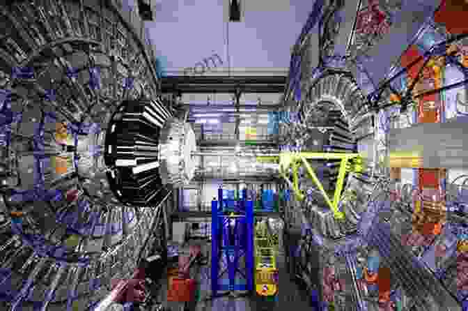 A Particle Collision In A Large Hadron Collider, Revealing The Tracks Of Subatomic Particles. Modern Physics For Scientists And Engineers