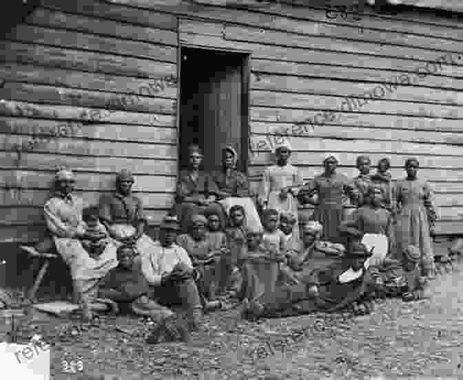 A Photograph Of A Group Of Escaped Slaves Posing In Front Of A Church. Through Darkness To Light: Photographs Along The Underground Railroad