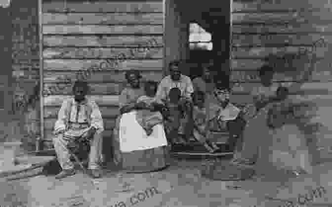 A Photograph Of A Group Of Freed Slaves Posing In Front Of The White House. Through Darkness To Light: Photographs Along The Underground Railroad