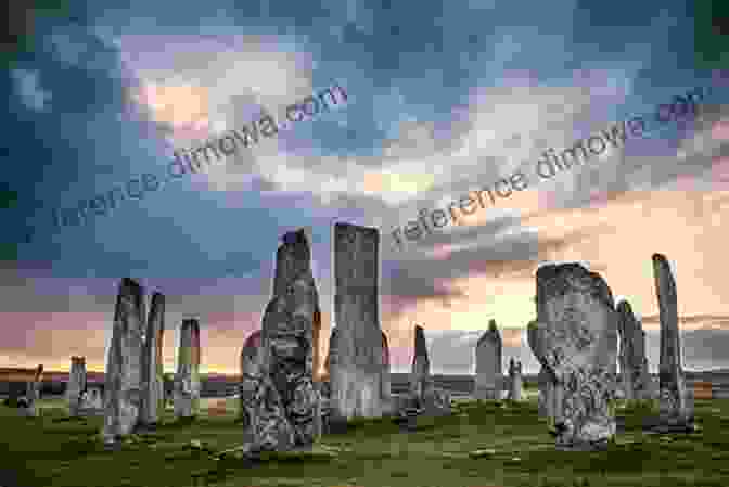 A Photograph Of An Ancient Scottish Stone Circle Set Against A Backdrop Of Rolling Green Hills Nature S Peace: A Celebration Of Scotland S Watershed (Ribbon Of Wildness 3)