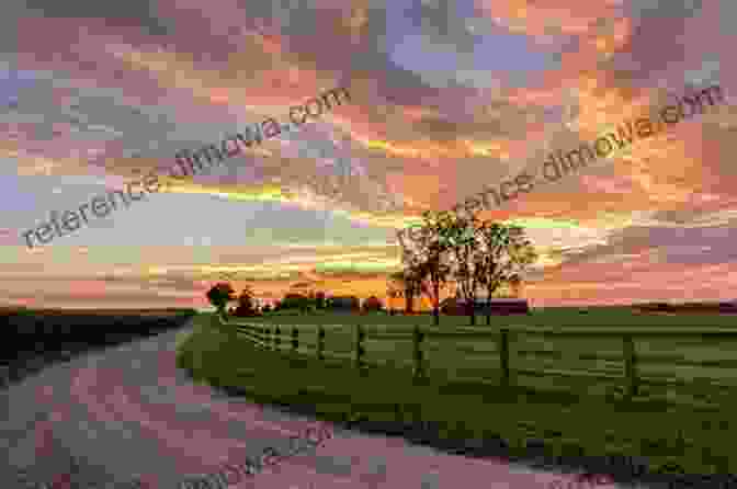 A Picturesque Sunset Over A Farm Landscape, Casting A Warm Glow On The Rolling Hills, Meadows, And Grazing Animals. Down On The Farm: Children S About Farm Ranch Life Early Learning (What S This?)