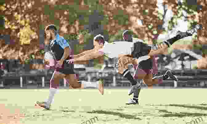 A Rugby Player Tackles An Opponent During A Match. Unholy Union: When Rugby Collided With The Modern World