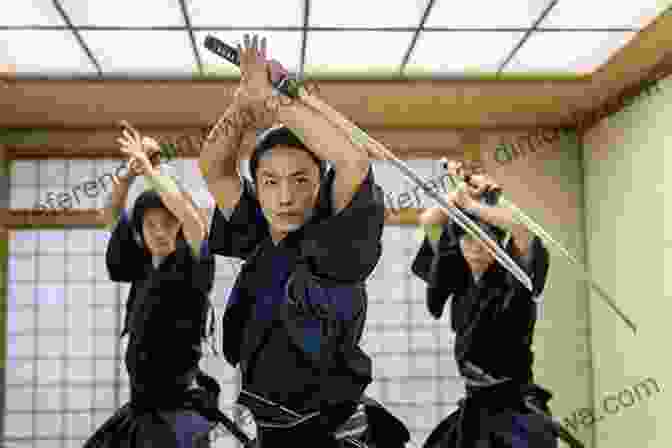 A Samurai Practicing Swordsmanship In A Dojo. The Training Represents The Hard Work And Dedication Required To Master The Art Of The Sword. The Twelve Rules Of The Sword