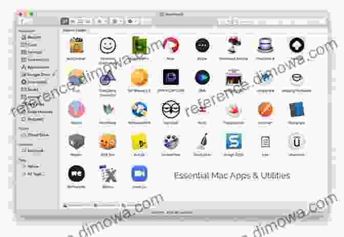 A Screenshot Of The Essential Mac Applications. MacOS Big Sur User Guide: The Complete Step By Step Manual With Tips And Tricks To Operate Your Mac