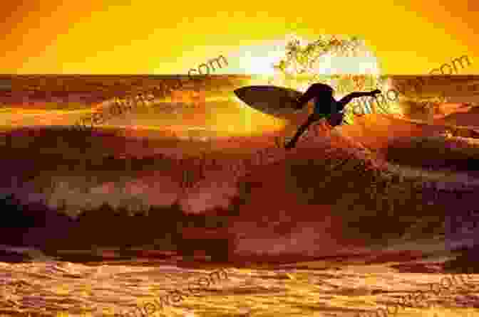 A Surfer Riding A Wave On A Lake, With A Beautiful Sunset In The Background. A Lake Surfer S Journey Jack Nordgren