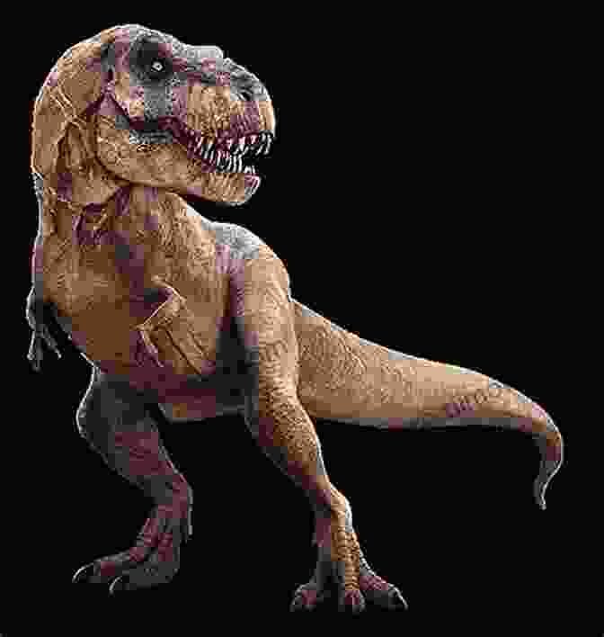 A Tyrannosaurus Rex Standing Tall In A Prehistoric Landscape Tyrannosaurus Rex (Tyrant Lizard): Realistic Scientific Images Roaring Ready To Bite (Dinosaurs On Your Tablet 1)