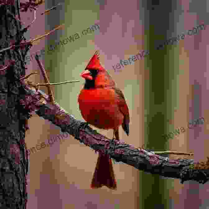 A Vibrant Male Northern Cardinal Perched On A Branch, Showcasing Its Distinctive Red Plumage And Black Mask 50 Things To Know About Birds In Ohio: Birdwatching In The Buckeye State (50 Things To Know About Birds United States)