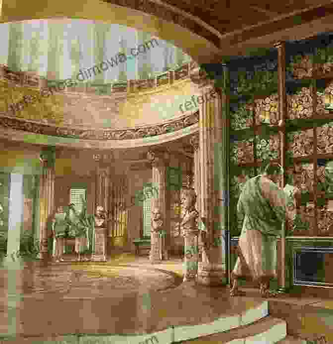 Amina And Jafar In An Ancient Library Doors Of Gold And Rust: A Supernatural Gothic Mystery (Byrne House 2)