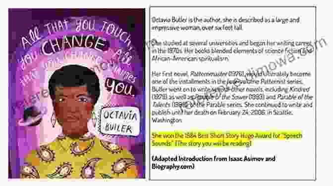 Anya, The Protagonist Of Octavia Butler's 'Speech Sounds,' Discovers That She Has The Ability To Hear The True Names Of People And Objects. Study Guide For Octavia Butler S Speech Sounds