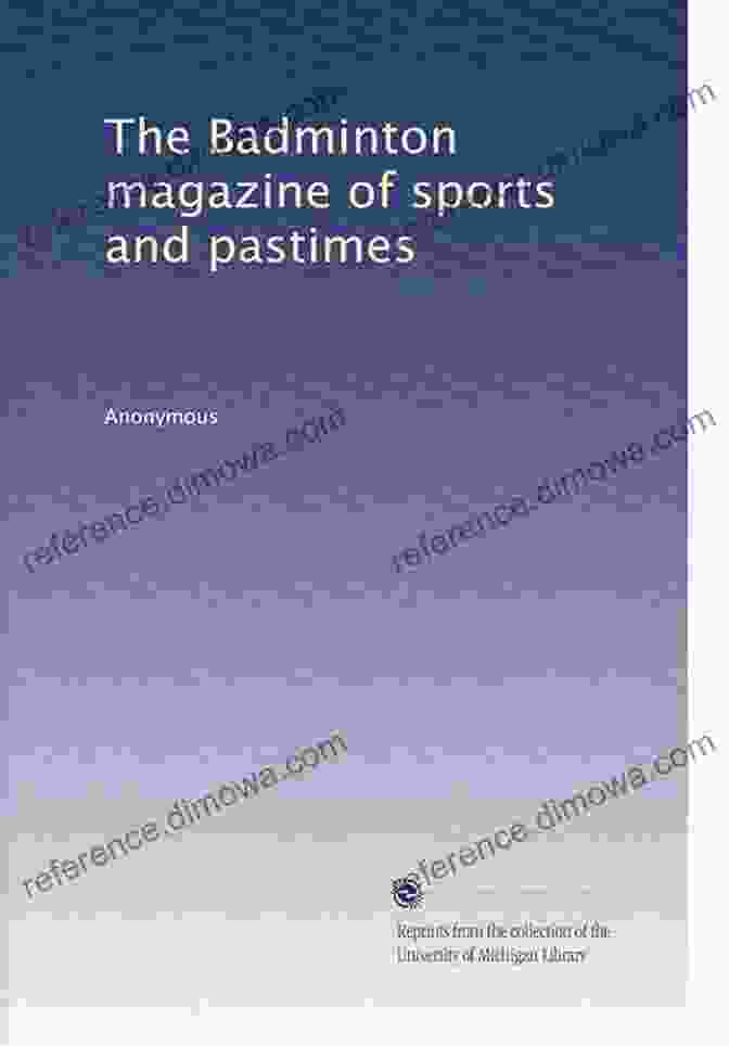 Badminton Magazine Of Sports Pastimes Volume Cover Badminton Magazine Of Sports Pastimes Volume 2