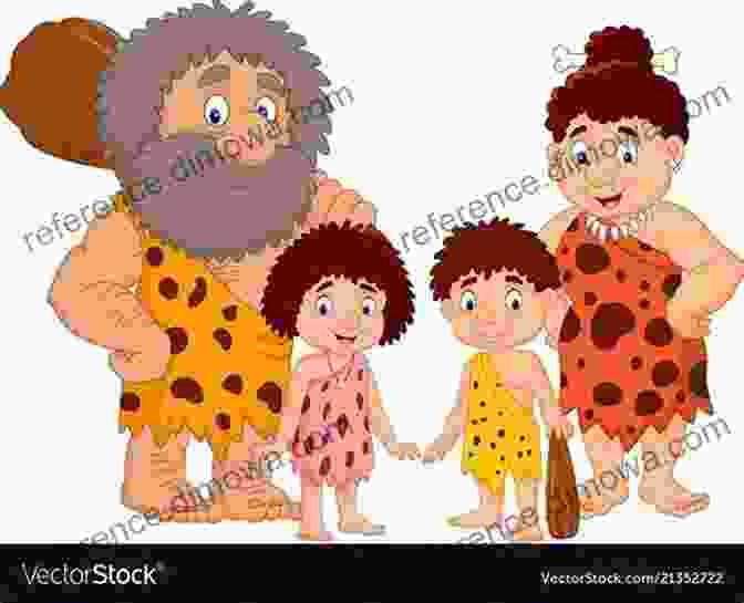 Caveman Children Standing On The Threshold Of A New Era Caveman Kids And The Deer: How A Bunch Of Caveman Kids Changed History