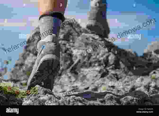 Close Up Of A Hiker's Boots On A Rocky Trail With A Stunning Mountain Backdrop Face Of The Mountain ~ True New Zealand Alpine Hiking Adventures: True New Zealand Alkpine Hiking Adventures