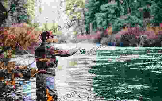 Fisherman Casting A Line In The Pristine Waters Of Knott County Kentucky Knott County Kentucky Fishing Floating Guide : Complete Fishing And Floating Information For Knott County Kentucky (Kentucky Fishing Floating Guide 12)