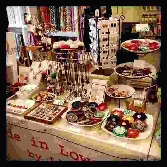 Image Of A Woman Selling Her Handmade Hair Wear At A Craft Fair Make Your Own Hair Wear: Beaded Barrettes Clips Dangles Headbands