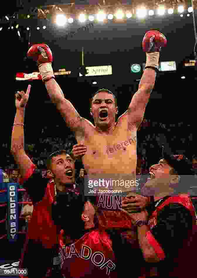 Jesus Chavez, The Lightweight Champion, Celebrating His Victory Standing Eight: The Inspiring Story Of Jesus El Matador Chavez Who Became Lightweight Champion Of The World