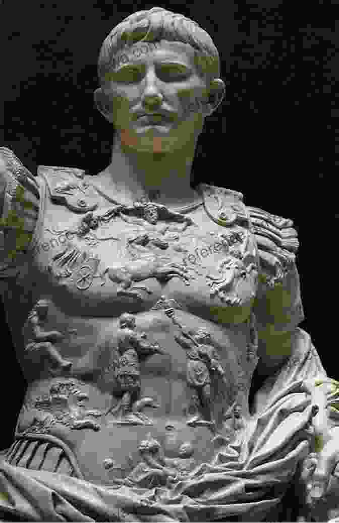 Julius Caesar, Roman General And Emperor, Depicted In A Lifelike Statue. Ancient History Alive: Julius Caesar