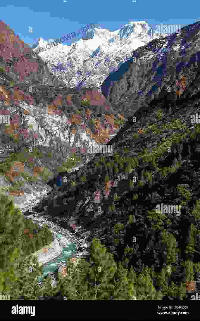 Panoramic View Of The Remote And Stunning Himalayan Valley, With Towering Snow Capped Peaks, Lush Greenery, And A Winding River. Immortal Self: A Journey To The Himalayan Valley Of The Amartya Masters