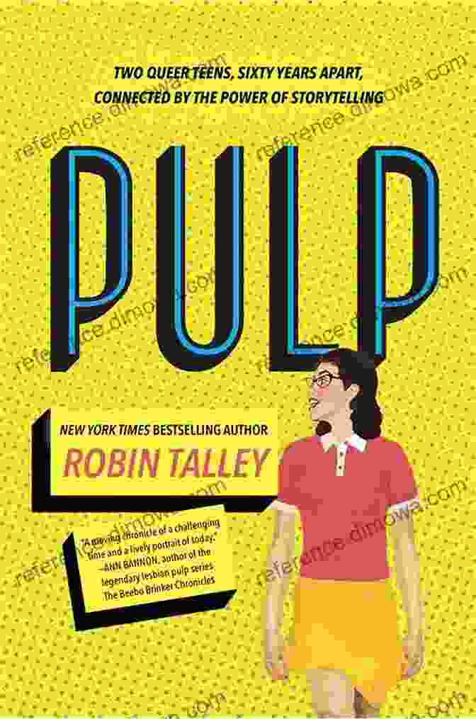 Pulp By Robin Talley, A Novel Set In 1950s Ann Arbor Featuring A Girl And A Boy Reading A Pulp Fiction Novel. Pulp Robin Talley