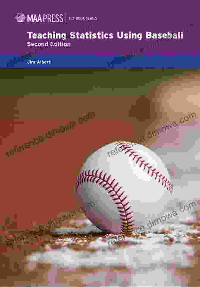 Sandlot Stats: Learning Statistics With Baseball Book Cover Featuring A Baseball And A Statistical Graph Sandlot Stats: Learning Statistics With Baseball