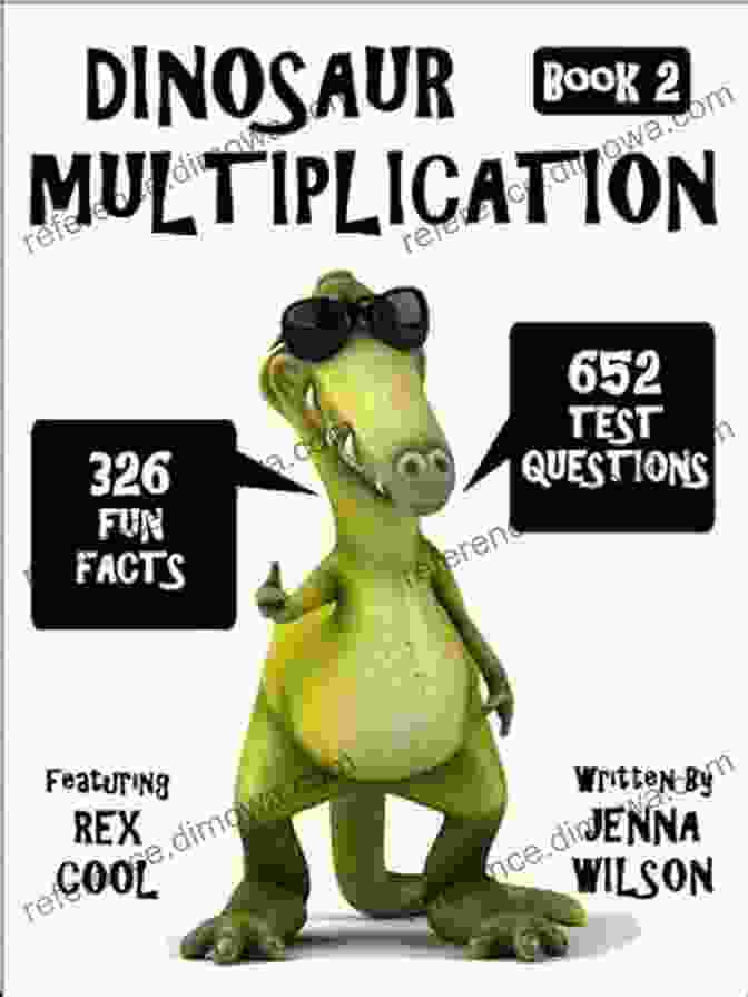 Stegosaurus Dinosaur Multiplication Flash Cards Workbook Fun Facts: 2 (Maths Dinosaur Books)