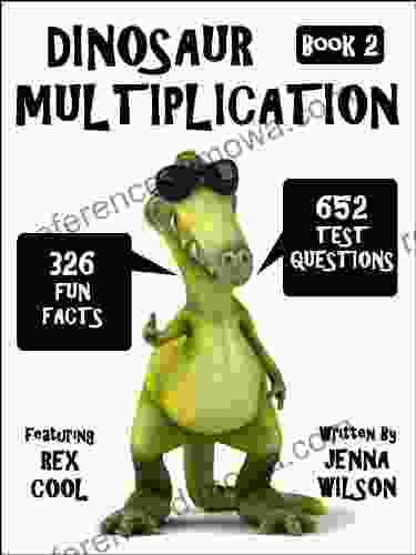 Dinosaur Multiplication Flash Cards Workbook Fun Facts: 2 (Maths Dinosaur Books)